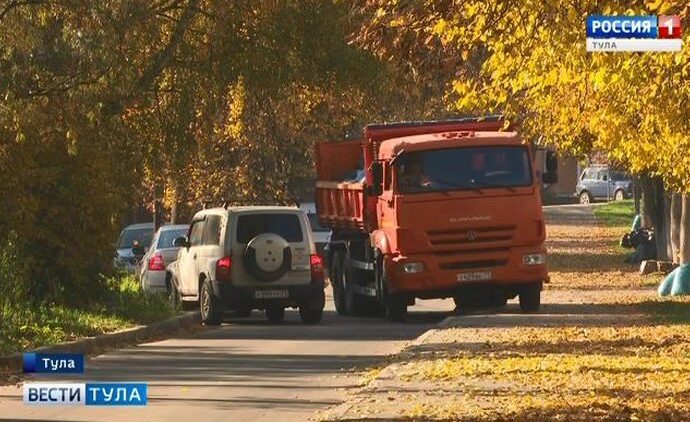 Участок дороги на Белкина создает тулякам проблемы