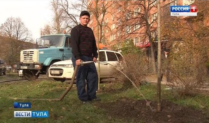 Погода решила, что в Туле пора завершить работы по озеленению