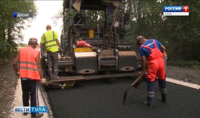 Сроки ремонта тульских дорог сдвинулись из-за проблем с поставкой щебня