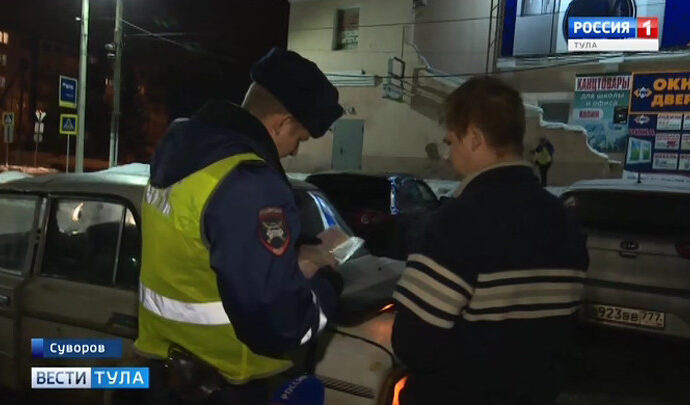 В Тульской области количество нетрезвых водителей не становится меньше