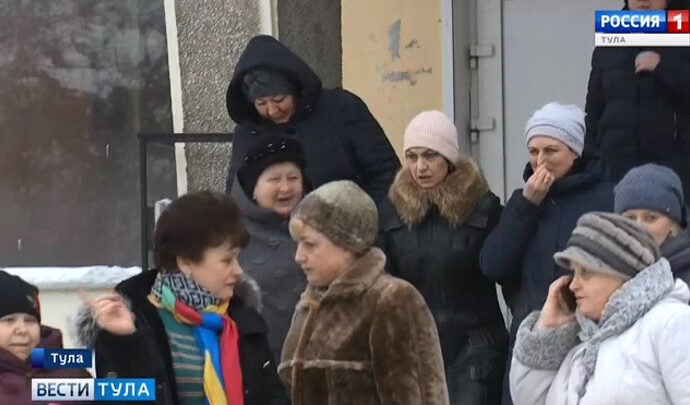 Эвакуация тульских школ и больниц. Новое видео