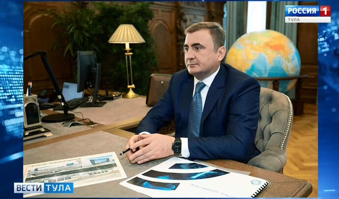 Алексей Дюмин провел рабочую встречу с руководителем «Газпрома»