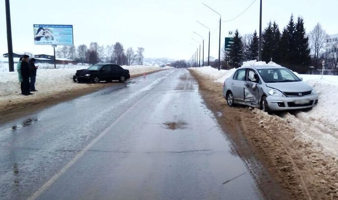 В Киреевском районе разворот на трассе закончился аварией
