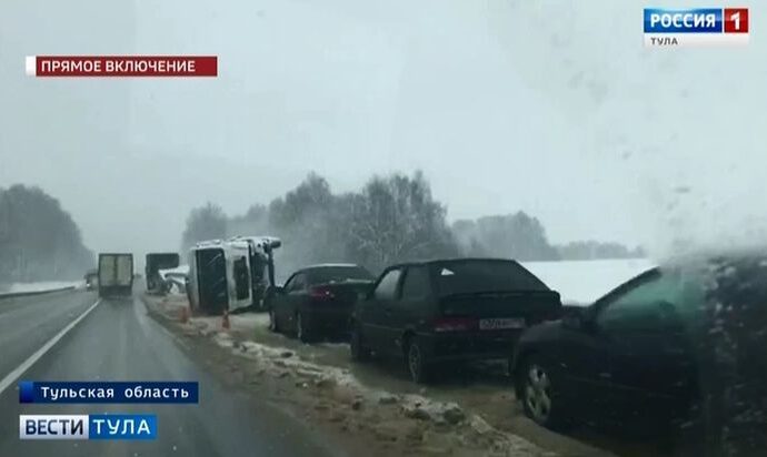 Корреспондент тульских «Вестей» оценил дорожную обстановку за городом