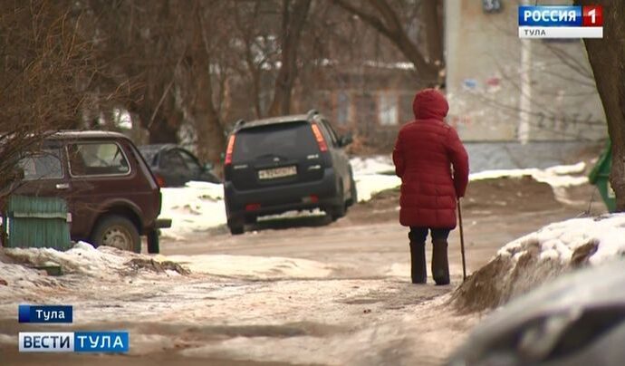 Тульские дворы проверили на наличие снега и наледи. Каковы итоги?