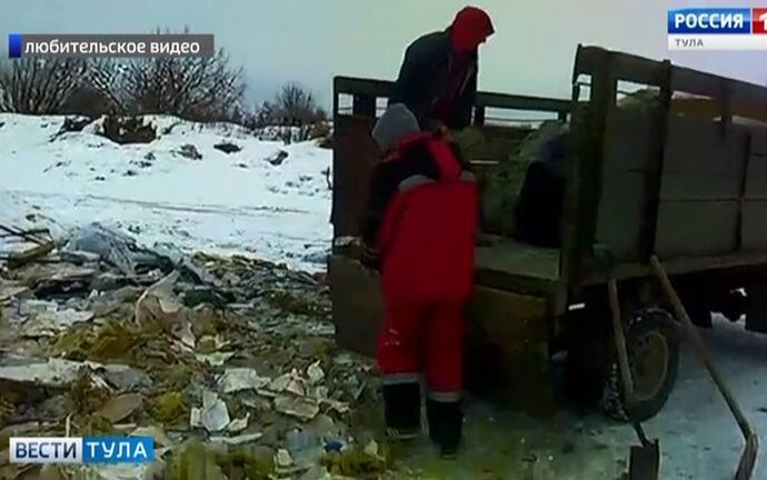 В Туле намусорившие рабочие наказали сами себя