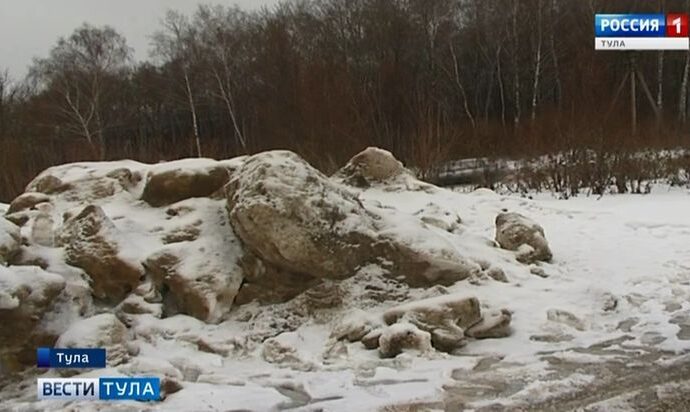 Снег с улиц Тулы опять везут куда попало Снег с улиц Тулы опять везут куда попало