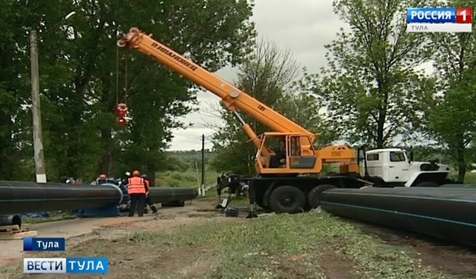 В Туле начали обновлять водопроводные сети