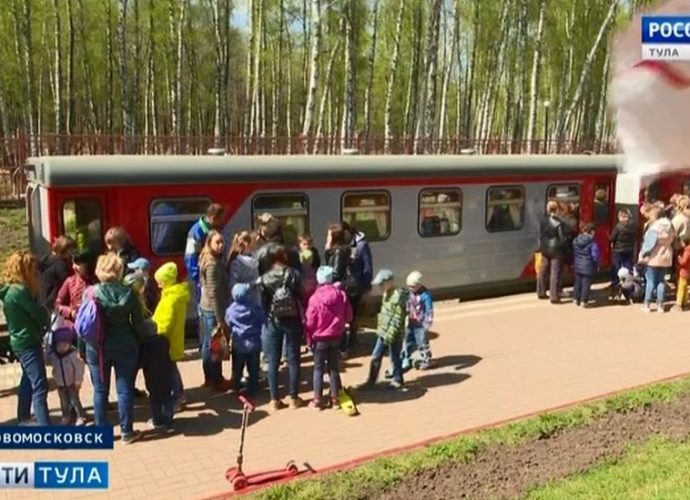 На Детской железной дороге в Новомосковске стартовал 64-й сезон