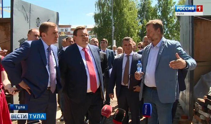 В Туле проходит выездное заседание оргкомитета по подготовке празднования 500-летия кремля