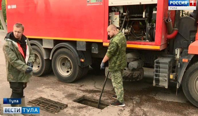 Тульская ливневка проходит проверку на прочность