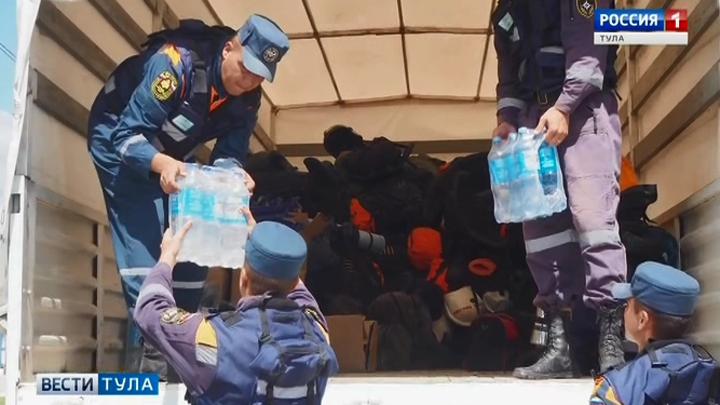 Тульских спасателей отправили на ликвидацию последствий наводнения