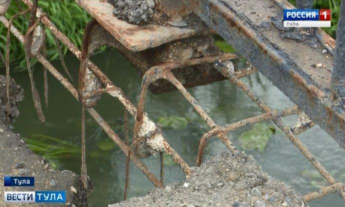 В Донском закрыт аварийный мост