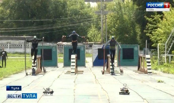Огнеборцы Тульской области состязаются в пожарно-прикладном спорте