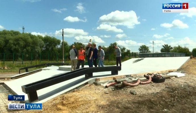 Строящийся скейт-парк в Туле прозвали «мини-Барселоной»