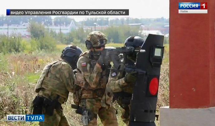 Сотрудники Росгвардии молниеносно обезвредили условных противников