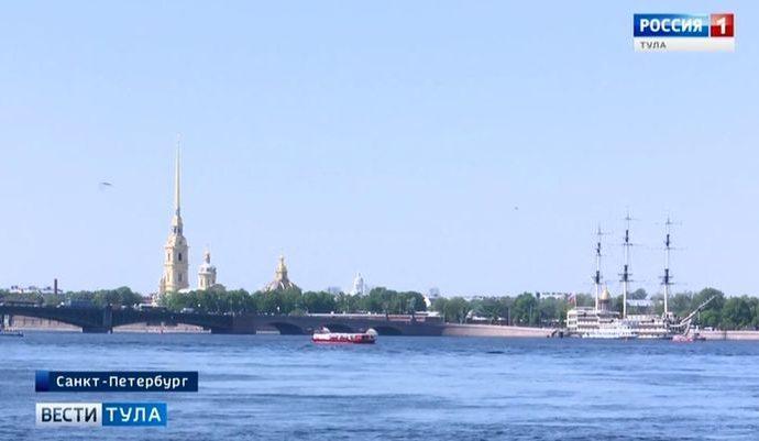 Юные «гвардейцы» из Узловой проходят военные сборы в Петербурге