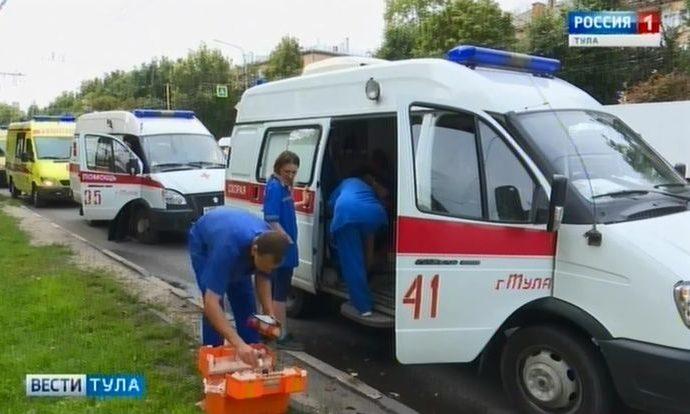 В Туле произошло ДТП с участием машины скорой помощи