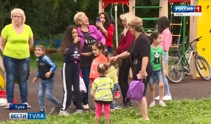 В скуратовском посёлке Трудовом прошёл праздник «Лето во дворах»