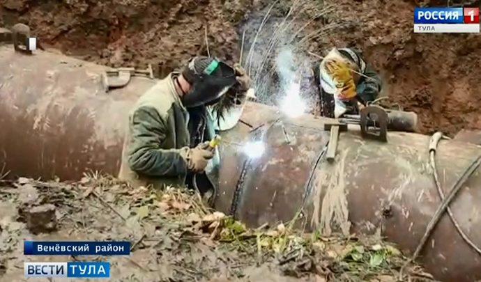 Водоснабжение Пролетарского округа Тулы восстановлено