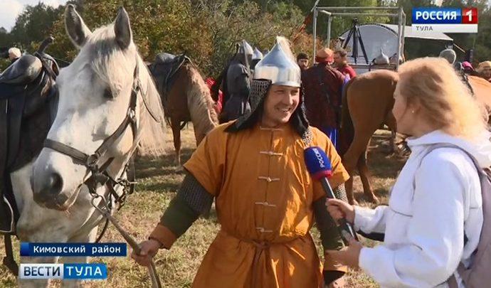 Съемочная группа тульских «Вестей» погрузилась в атмосферу Средневековья
