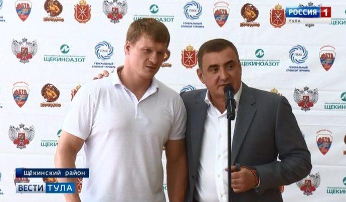 Поветкин дал мастер-класс воспитанникам тульских спортшкол