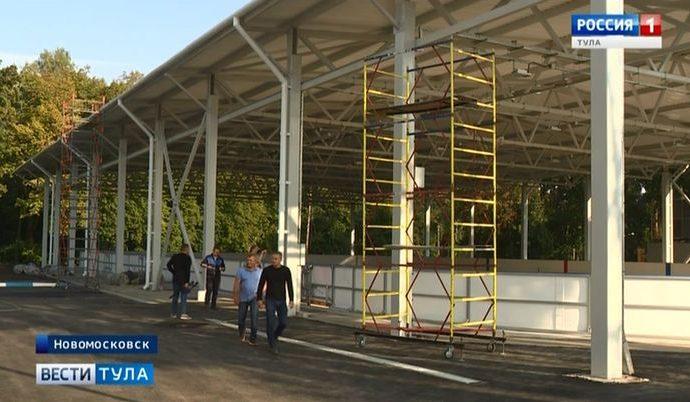 Третья ледовая арена в Новомосковске готовится принять первых посетителей