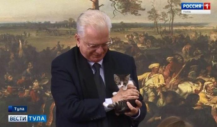 В Туле появился первый музейный кот