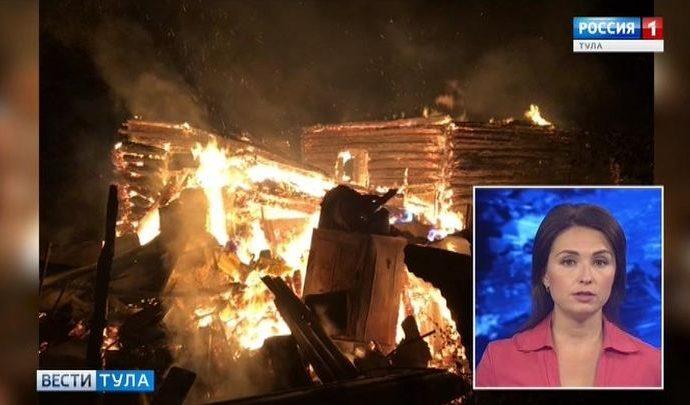 Пожар в Заокском районе унёс жизнь человека
