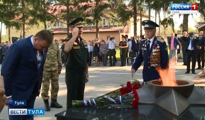 В Туле открыт мемориал в честь погибших росгвардейцев