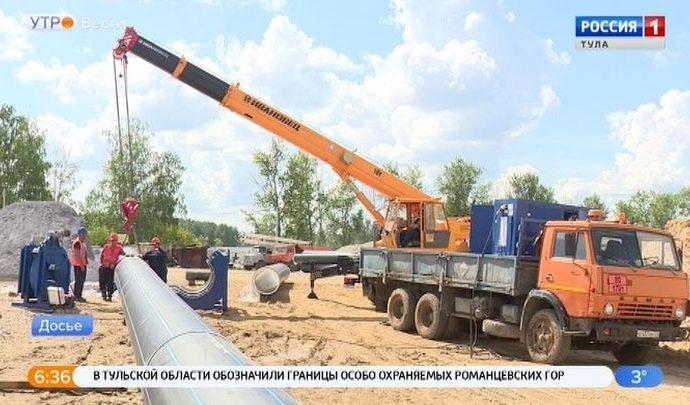 В Ленинском завершена укладка нового трубопровода В Ленинском завершена укладка нового трубопровода