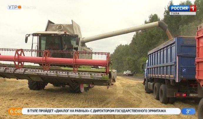 В Кимовском районе подвели итоги уборки зерновых