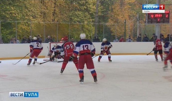 В Новомосковске открылась новая ледовая арена