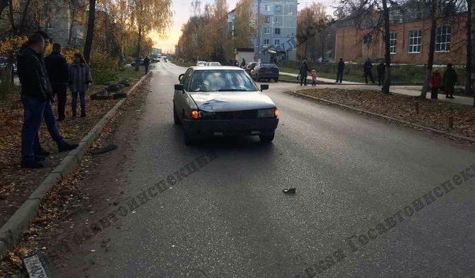 В городе Щёкино девочка-подросток попала под машину