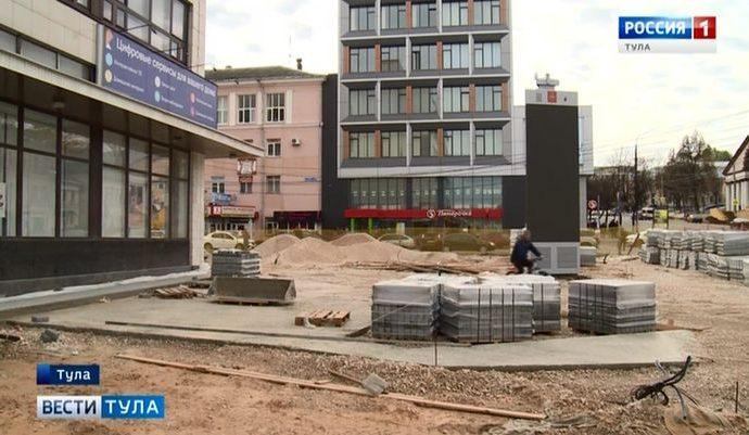 Назван новый срок завершения работ у Главпочтамта Тулы