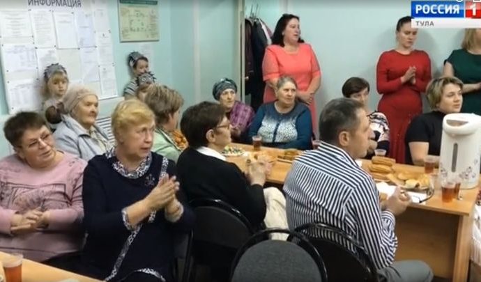 В деревне Крутое чествовали ветеранов и пенсионеров