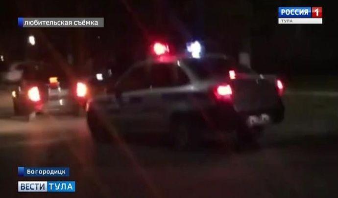 В Богородицке задержание нарушителя ПДД закончилось погоней и стрельбой
