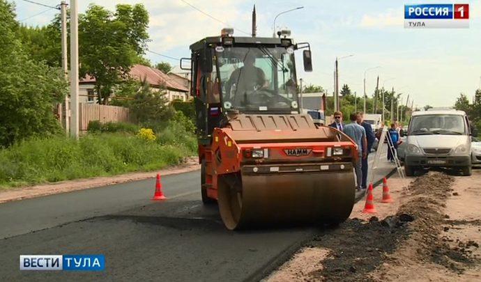 Нацпроект «Безопасные и качественные автомобильные дороги» в Туле выполнен на 99%
