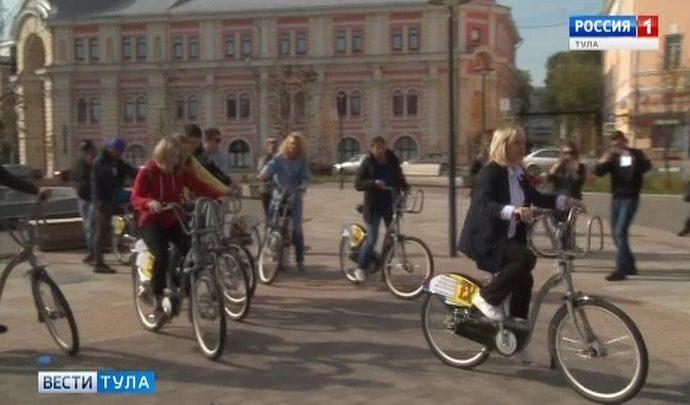 В Туле заработал велошеринг