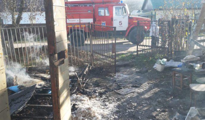 На Косой Горе в огне погиб пожилой мужчина