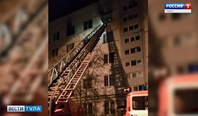 В Алексине огонь унес жизнь пожилой женщины