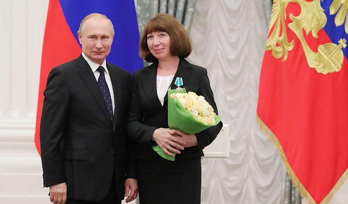 Владимир Путин вручил орден тулячке