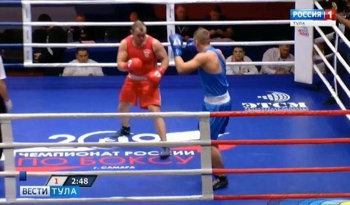 Тульский боксёр вышел в полуфинал чемпионата России