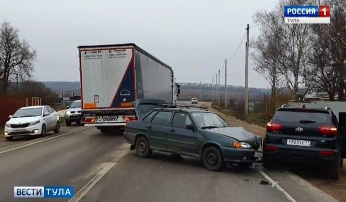 В ДТП на дороге Тула – Новомосковск пострадал ребёнок
