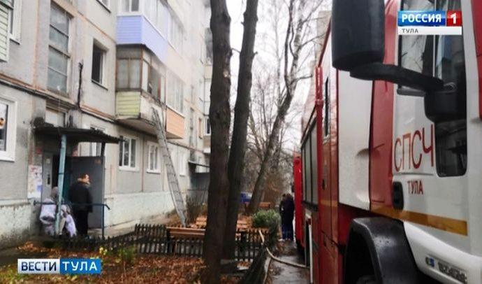 В Туле в огне погибла пенсионерка