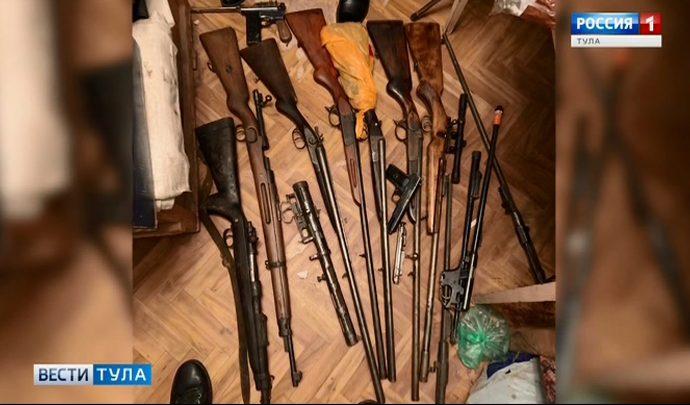 Несколько жителей Тульской области подозреваются в незаконном сбыте оружия