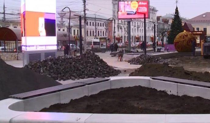 Благоустройство у Главпочтамта Тулы: дубль два