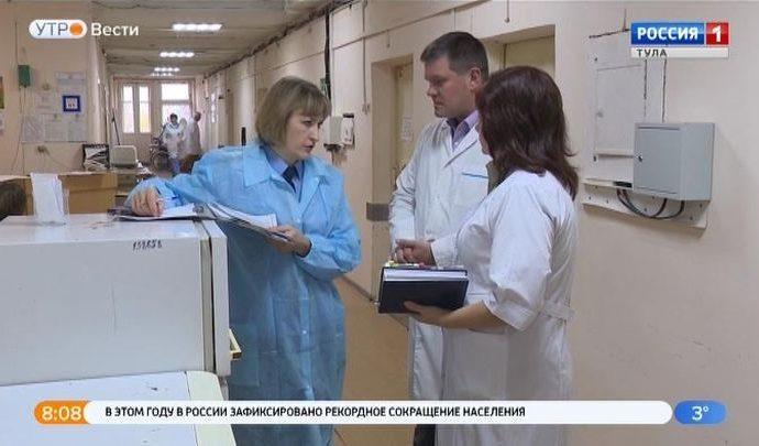 В Чернской поликлинике полным ходом идёт ремонт