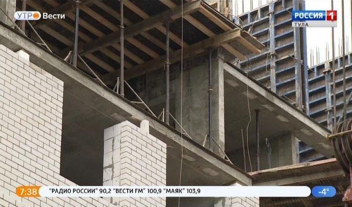 Строительство Ледового дворца в Ефремове завершат в июне
