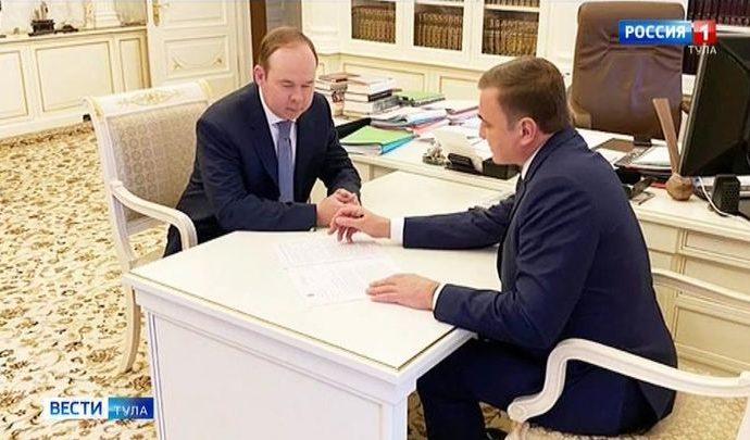 Алексей Дюмин рассказал руководителю администрации президента о создании регионального центра управления